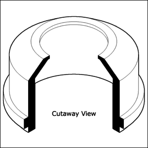151.3400BA Brake Drum Watson Chalin 325mm x 100mm
