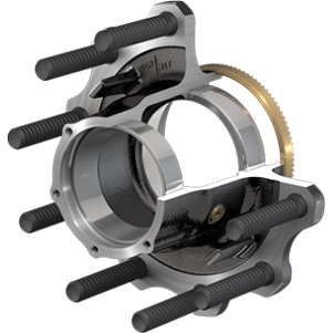 10082252 ConMet Trailer Hub Assembly - HP-10 Stud-ABS