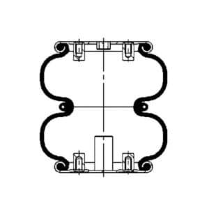G2297659500 Neway Goldline Air Spring 7659