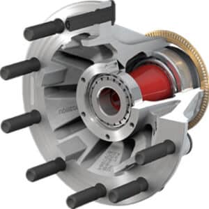 10082201 ConMet PreSet Steer Hub Assembly - Hub Pilot-10 Stud-ABS