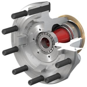 10082209 ConMet PreSet Steer Hub Assembly - Hub Pilot-10 Stud-ABS