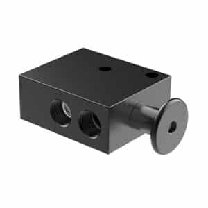 B2400-889-BLK AIRman Push-Pull 3-Way Valve