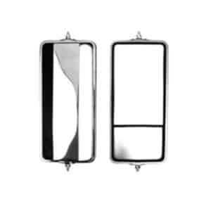 705334 Velvac 7in x 16in Stainless Steel Angle Back West Coast Mirror Split