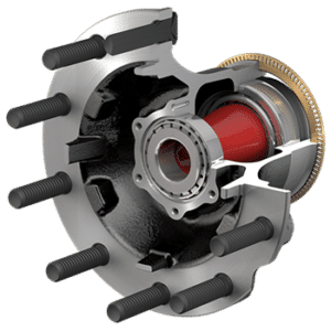 10082211 ConMet PreSet Steer Hub Assembly - Hub Pilot-10 Stud-ABS