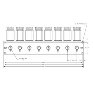 B2400-604-8-DB AIRman Manifold-8 Port w/Solenoids