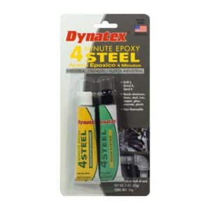 144356 Dynatex® 4 Minute Steel Epoxy 1oz Tubes